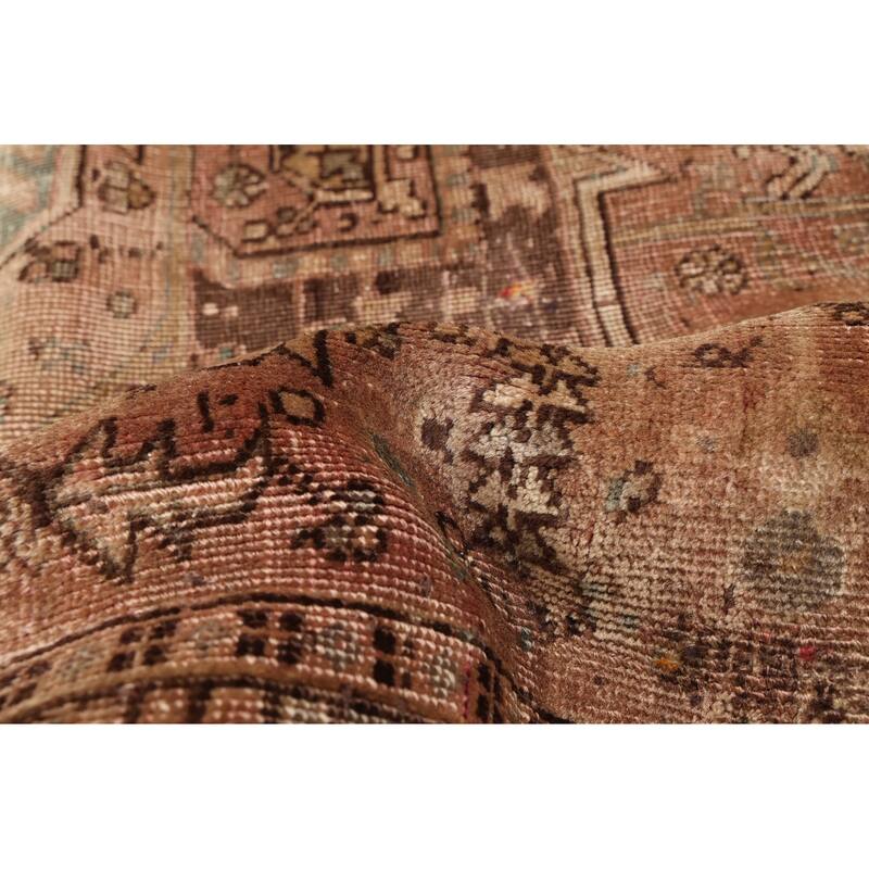 ECARPETGALLERY Hand-knotted Antalya Vintage Brown Wool Rug - 6'5 x 9'0