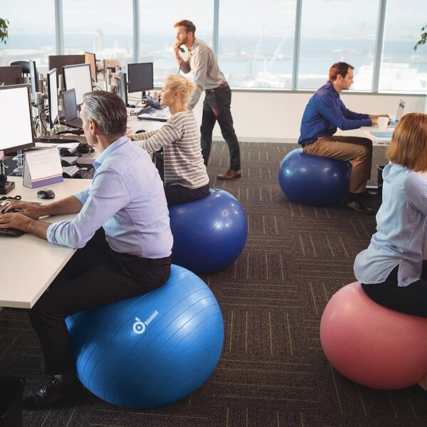 ODOLAND YOGA Column Kit , Massage Foam Roller Kit & 65cm Fitness
