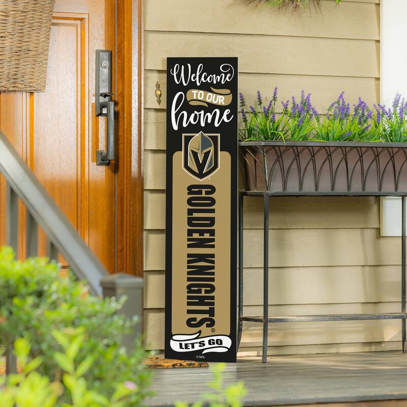 47" Double Sided Seasonal Porch Leaner, Vegas Golden Knights - 47" x 11.25"