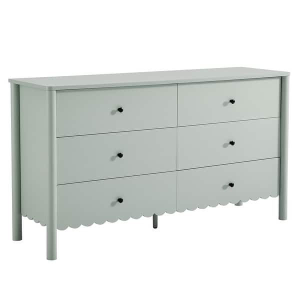 Emmeline Scalloped 6-Drawer Dresser - Bed Bath & Beyond - 42258528 Emmeline Scalloped 6-Drawer Dresser - Bed Bath & Beyond - 42258528