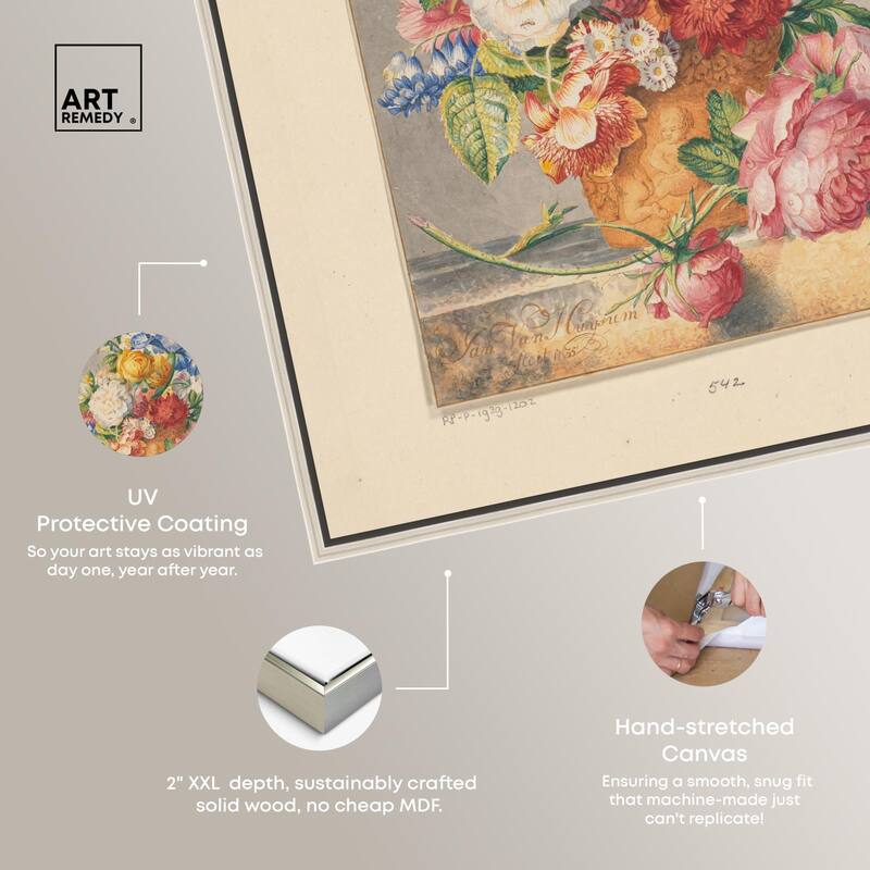 Bloemenstilleven 1777 Canvas by Art Remedy
