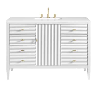 James Martin Vanities 485-V48-3WZ Myrrin 48" Single Basin Wood Vanity