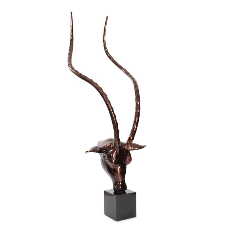 Kisumu Antelope Sculpture - 8H x 3.1/4W x 3.1/4D