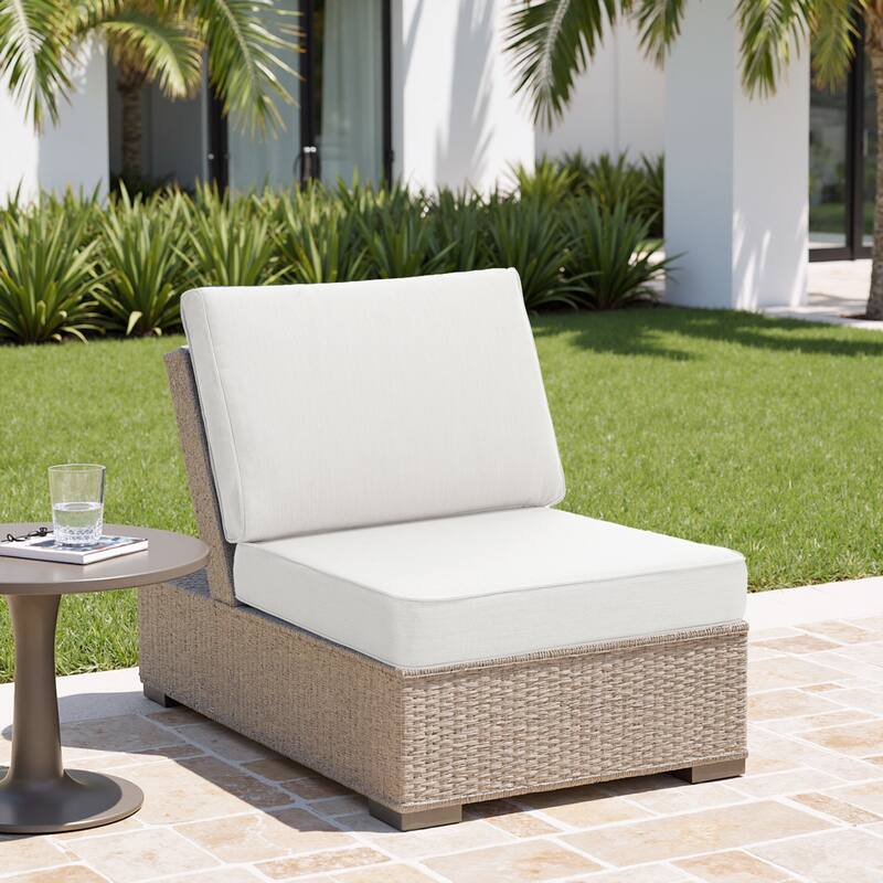 Sunbrella 24"x23"x5" Thick Cushion Outdoor Deep Seat/Back Cushion