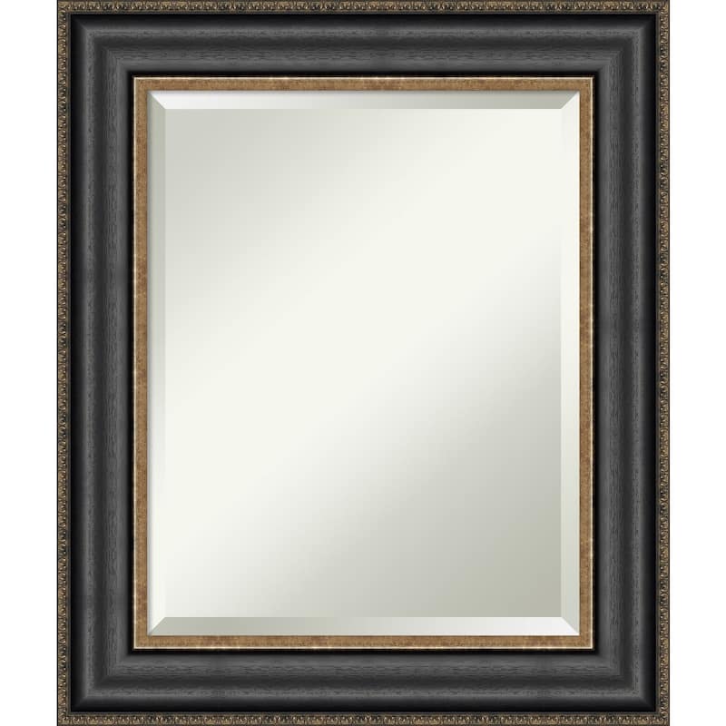 Beveled Wall Mirror - Thomas Black Bronze Frame - Thomas Black Bronze