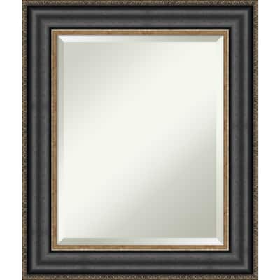 Beveled Wall Mirror - Thomas Black Bronze Frame - Thomas Black Bronze