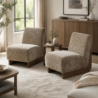Christopher Knight Home Marcelline Solid Wood Slipper Chairs with ...