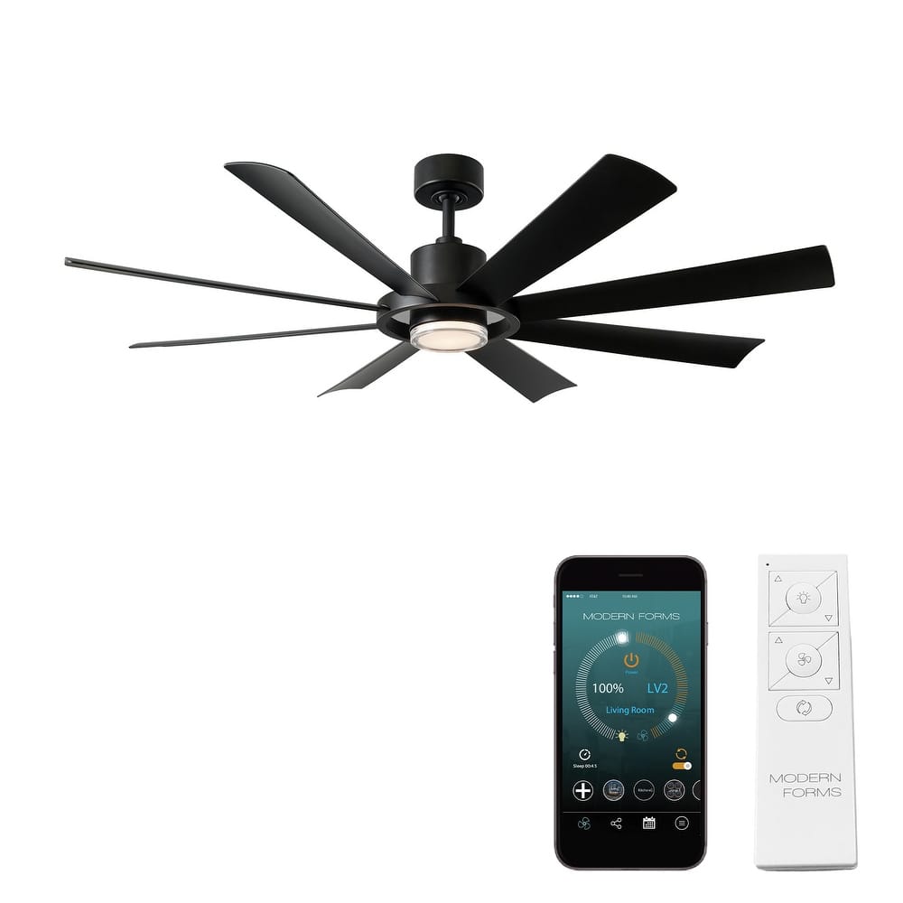 Aura Indoor or Outdoor 8-Blade 60in Smart Ceiling Fan - 60
