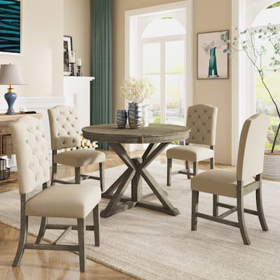 Functional Furniture Retro Style Dining Table Set