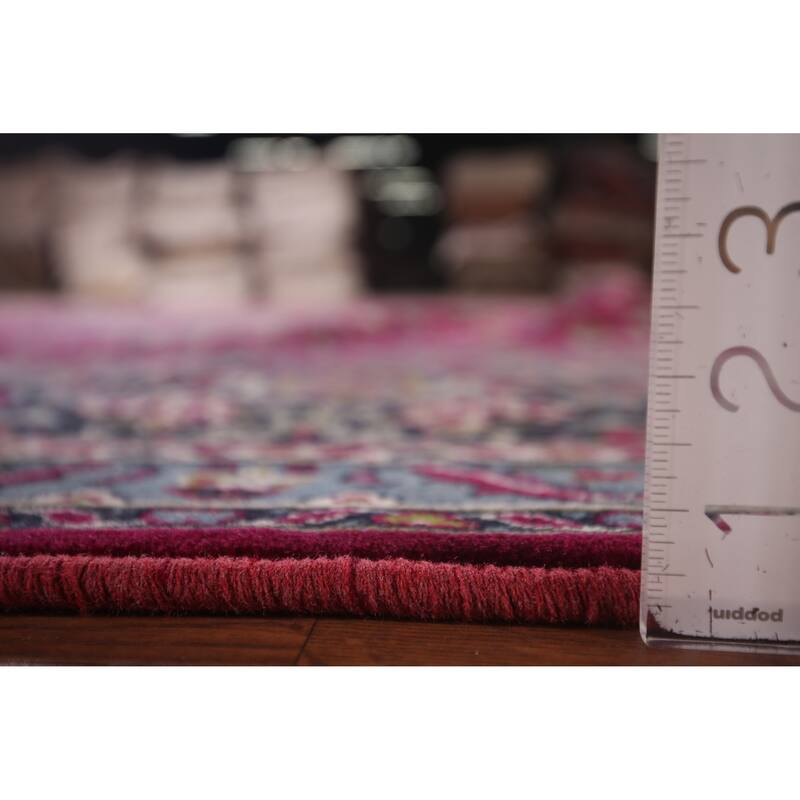 Traditional Kashan Turkish Large Rug Machine Made Carpet - 9'8" x 13'6"