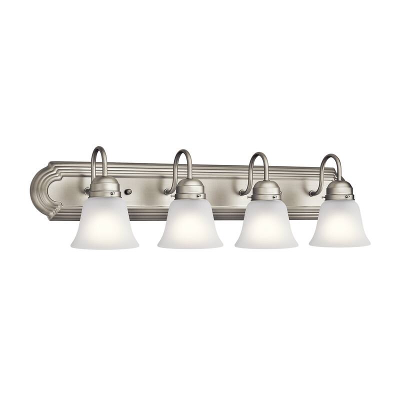 Kichler Lighting Traditional 4-light Brushed Nickel Bath/Vanity Light