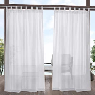 ATI Home Miami Tab Top Window Curtain Panel Pair