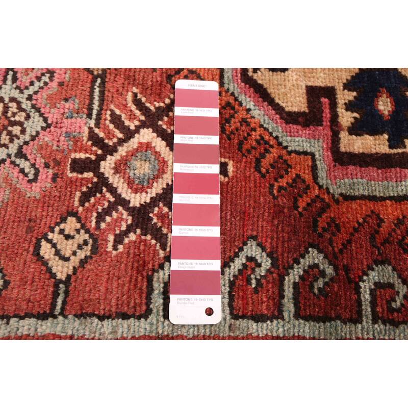 ECARPETGALLERY Hand-knotted Konya Anatolian Dark Copper Wool Rug - 3'7 x 9'3