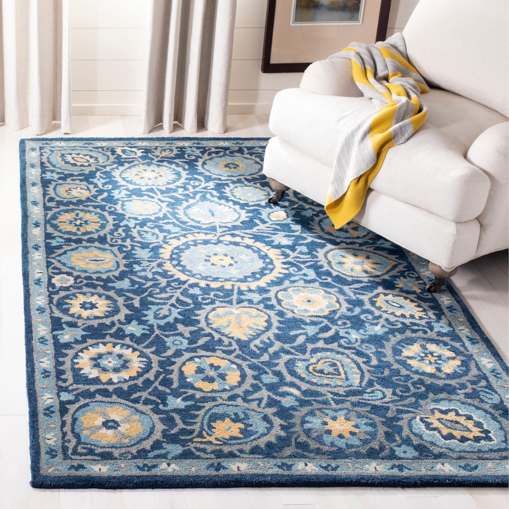 SAFAVIEH Handmade Heritage Zaynah Traditional Oriental Wool Rug
