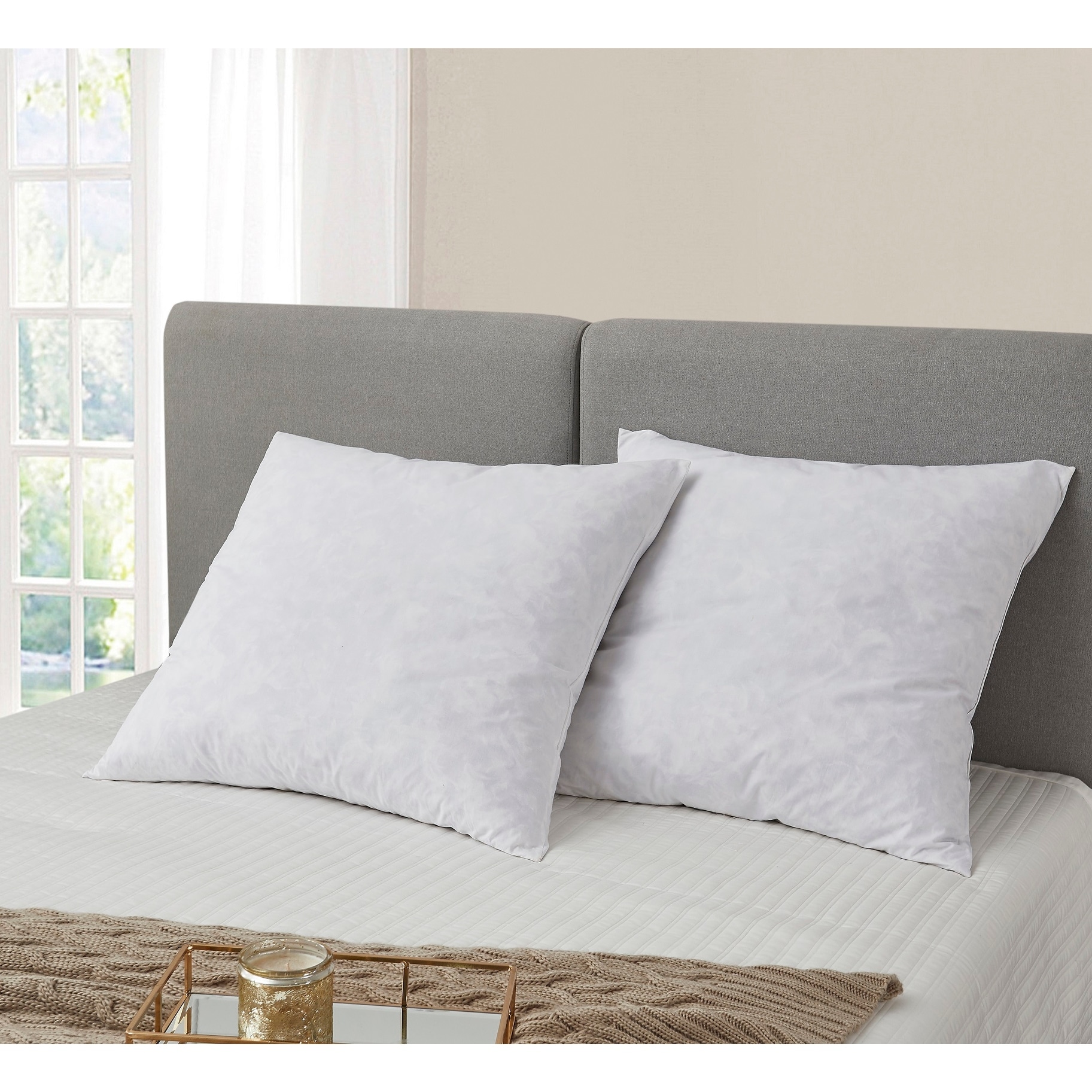 Big square pillows for bed clearance