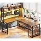preview thumbnail 20 of 68, L Shaped Gaming Desk Computer Desk Corner Desk Pegboard Power Outlet