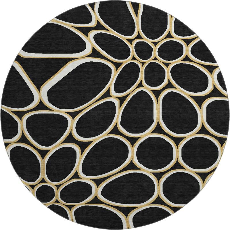 Premium Washable Super Soft Contemporary Bubble Mayfield Rug