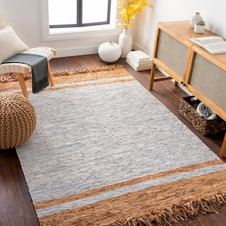 Artistic Weavers Andaman Rustic Leather/Cotton Handmade Area Rug