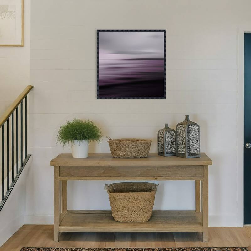 Mystic Twilight Waves by Lena Weisbek Framed Canvas Wall Art Print