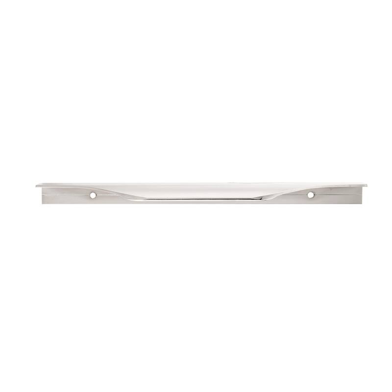 Aloft 6-9/16 in (167 mm) Center-to-Center Polished Chrome Cabinet Edge Pull - 6.5625