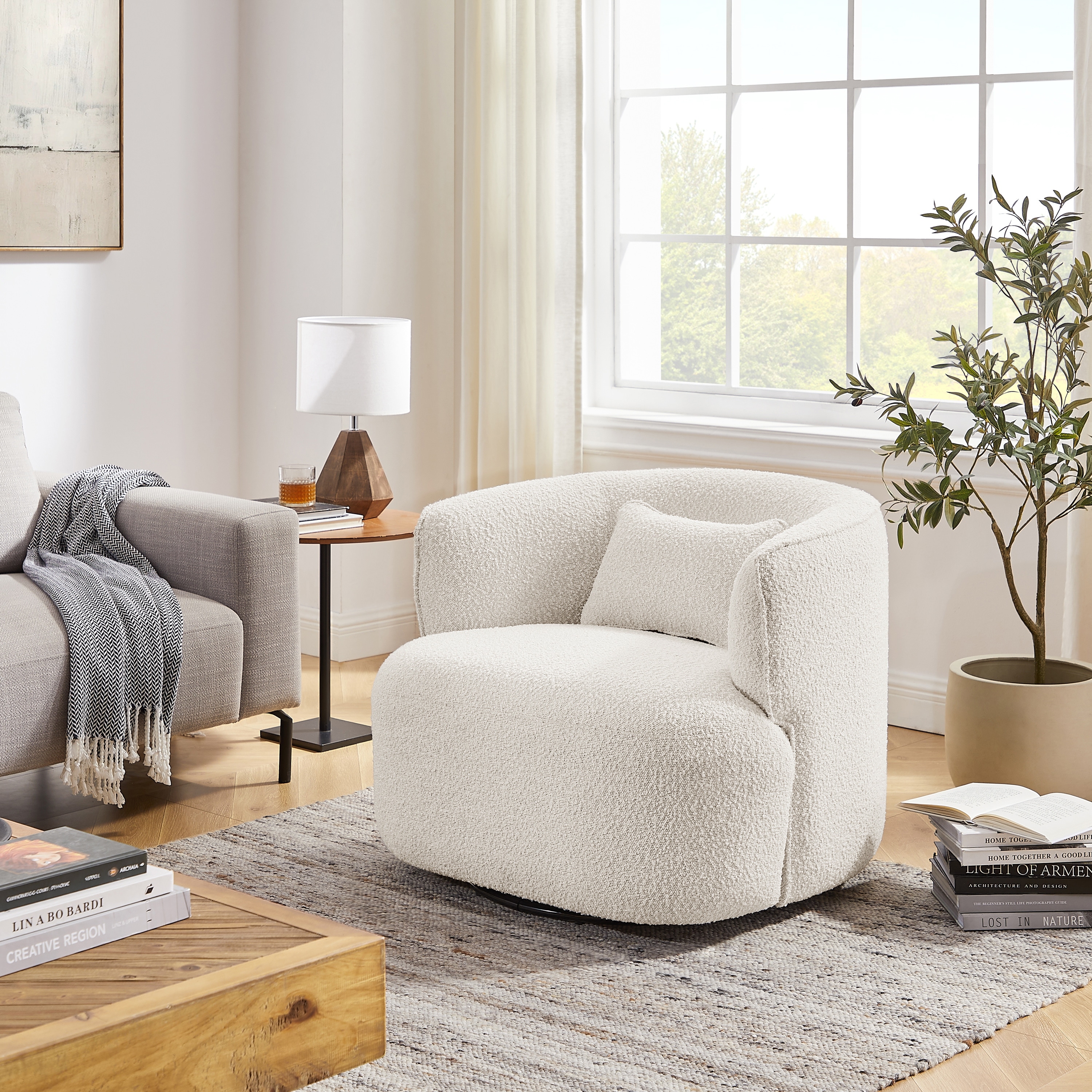 Leons barrel hot sale chair