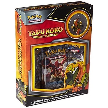 Shop Pokemon TCG Tapu Koko Pin Collection Card Game - Free