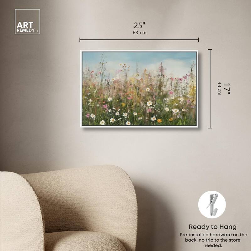 Glimmering Glade Garden I Canvas by Art Remedy