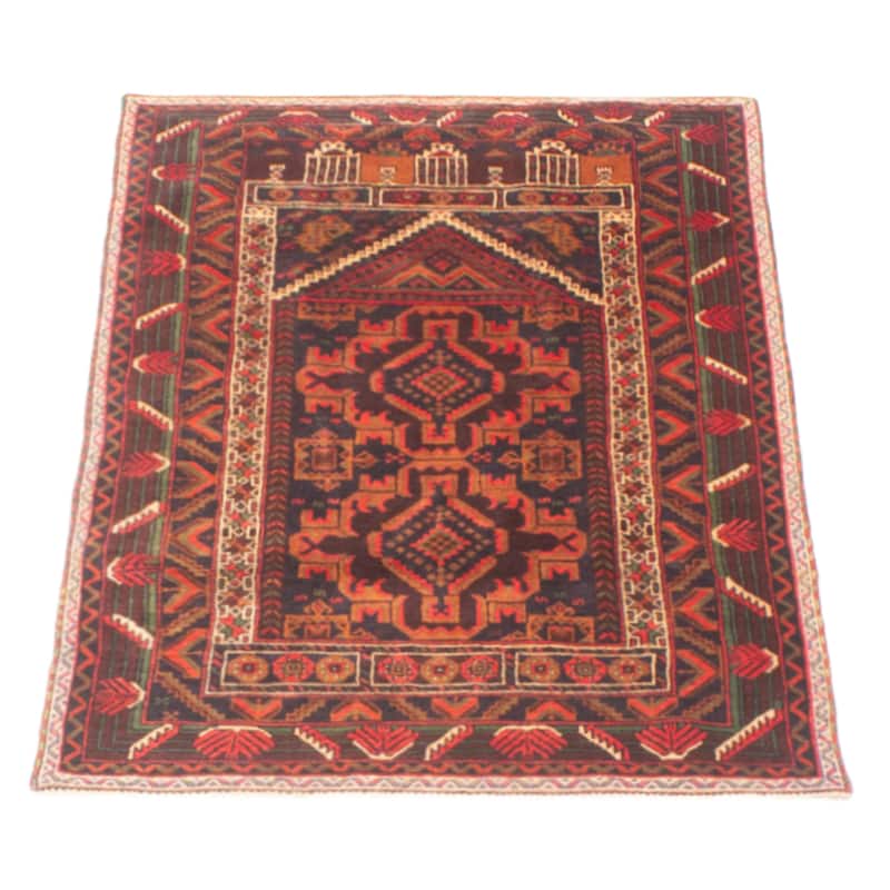 Teimani Brown Rug 2'10" x 5'1" - 2'10 x 5'1