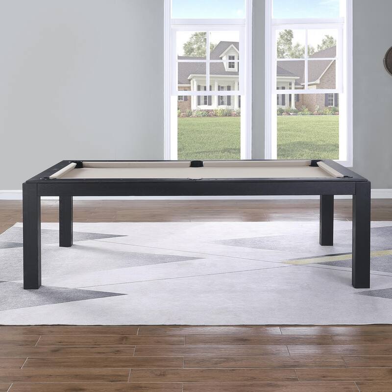 Ashmont Slate Pool Table with Dining Top - Yellow