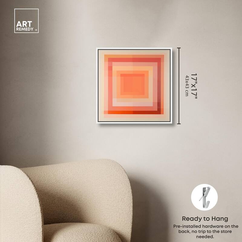 Minimal Color Blocks III Canvas by Art Remedy