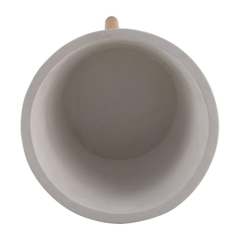 10/12" Diamond Planter with Wooden Legs,Set of 2
