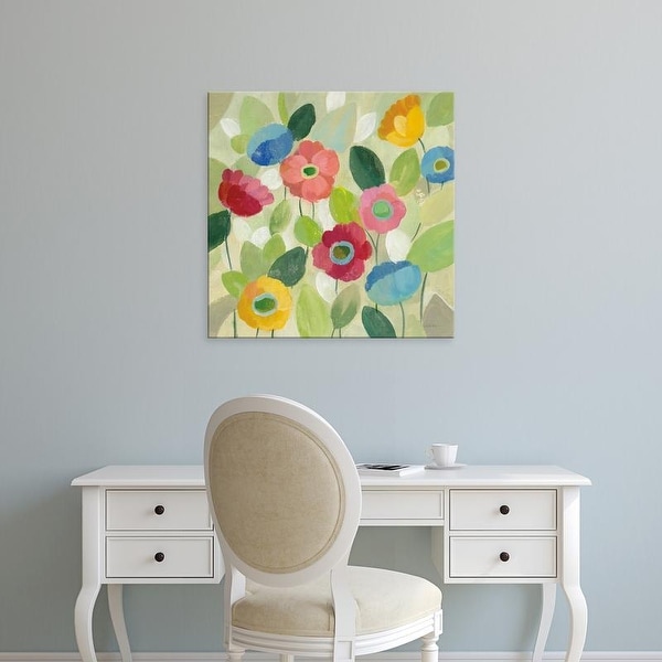 Easy Art Prints Silvia Vassileva's 'Fairy Tale Flowers IV' Premium Canvas Art