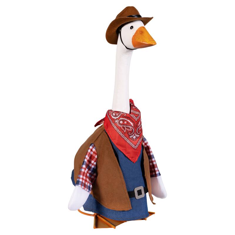 Porch Goose Outfit for Garden Statue