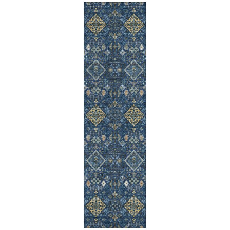 Machine Washable Indoor/ Outdoor Global Bidunga Chantille Rug