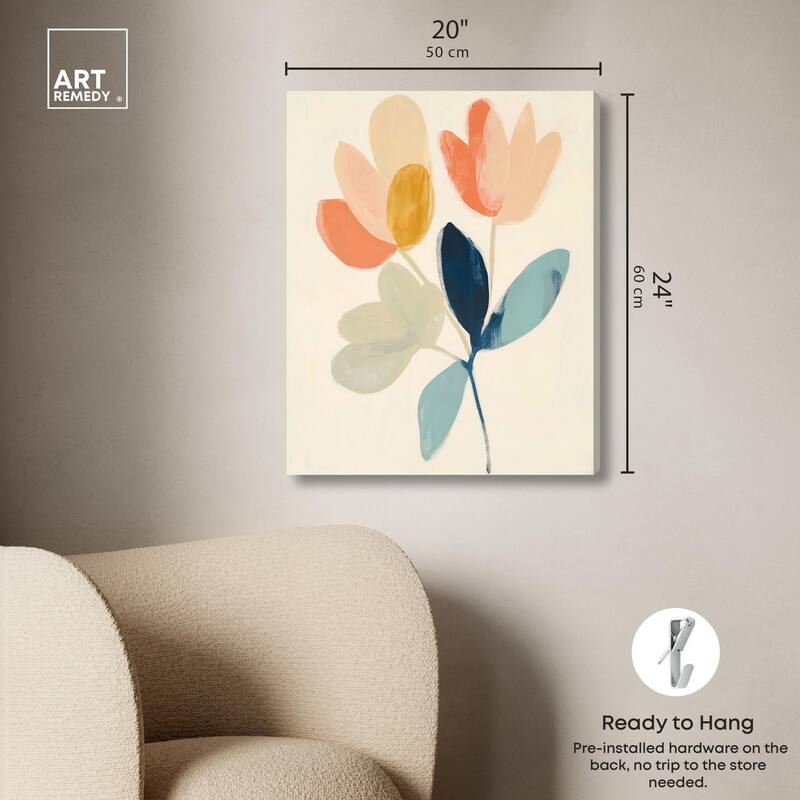 Meadow Motif Canvas by Art Remedy, Gallery Wrapped