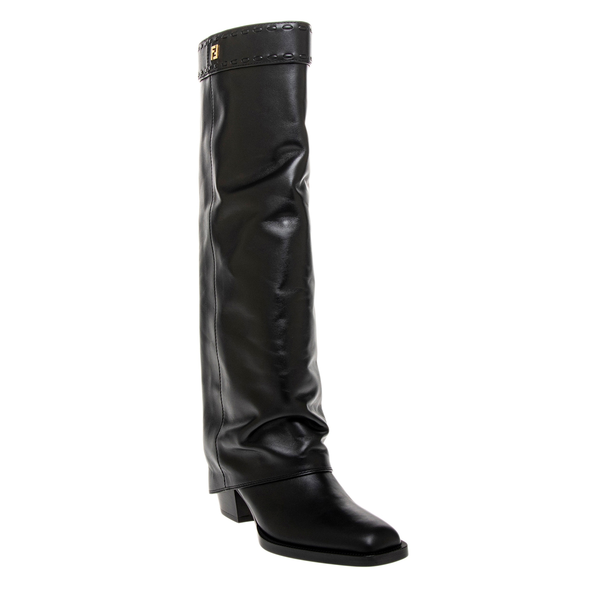 Miu Miu Leather Biker Boots - Overstock - 43005299