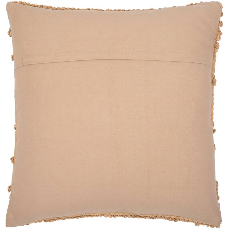 Livabliss Nadra Textured Chevron Bohemian Pillow