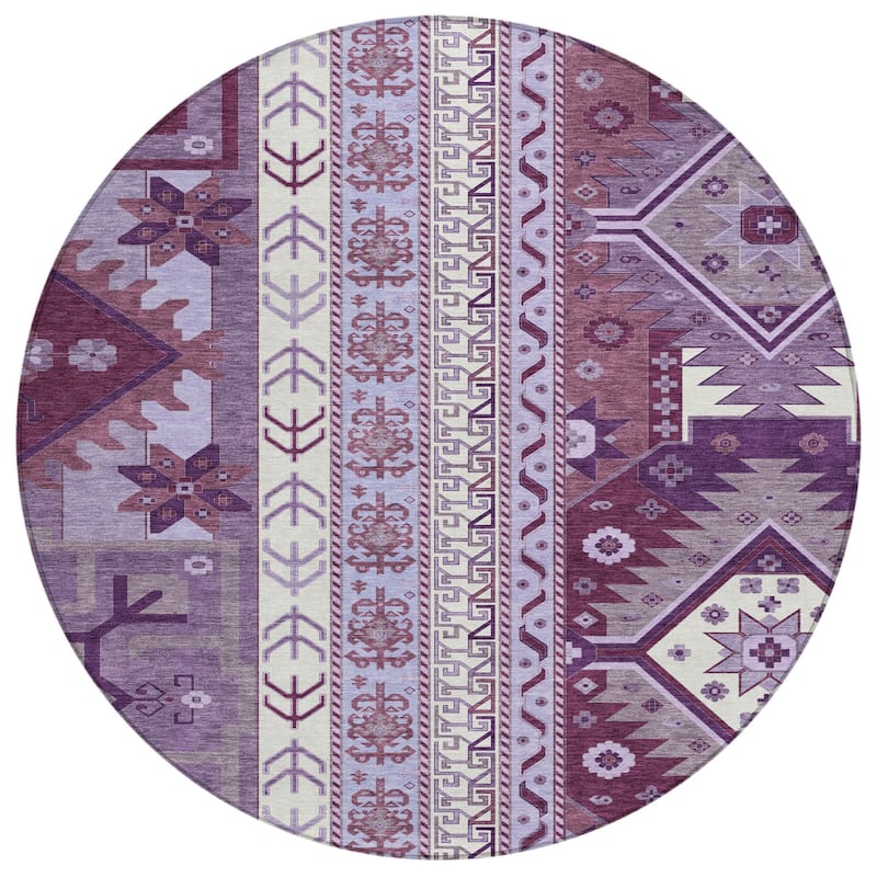 HomeRoots Aztec Transitional Rectangle Outdoor Rug