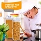 preview thumbnail 6 of 6, Cheer Collection Set of 4 Uniform Size Airtight Food Storage Containers