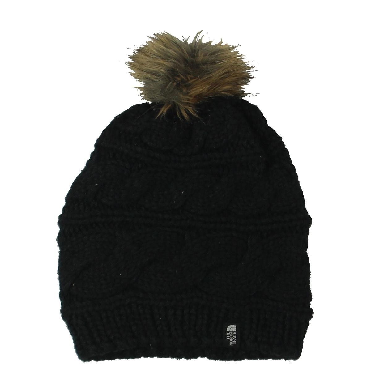 north face cable knit hat