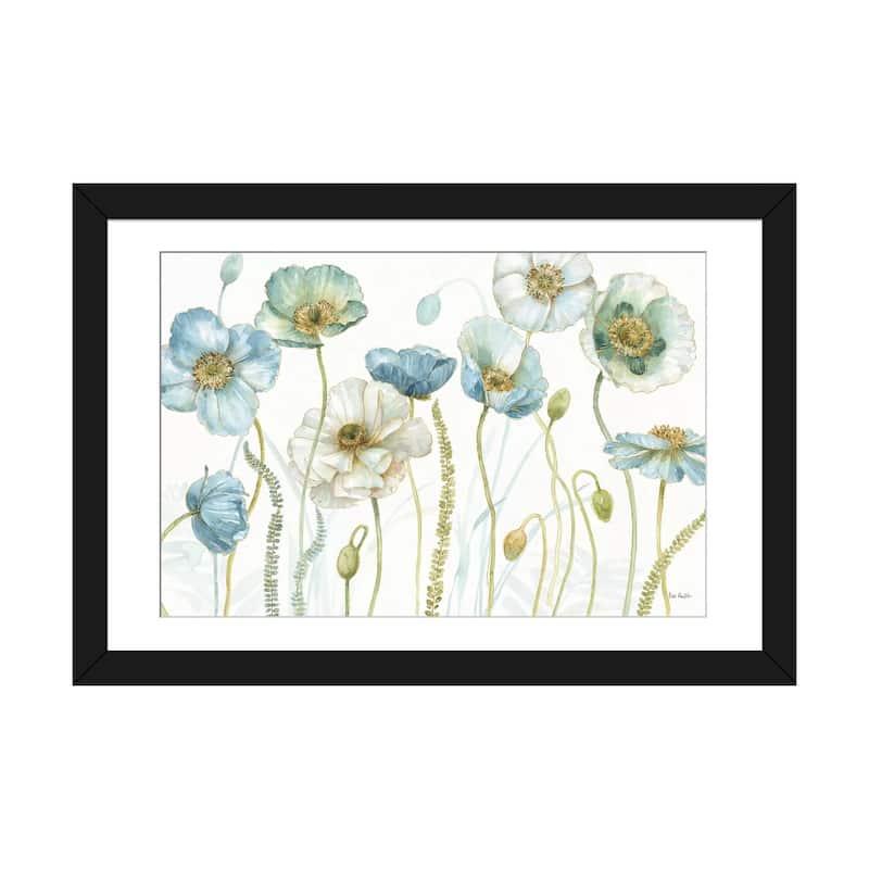 iCanvas "My Greenhouse Flowers I" by Lisa Audit - Black - 24x32x1