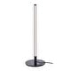 preview thumbnail 1 of 6, 1-Light Black LED Stick Table Lamp With A White Acrylic Diffuser