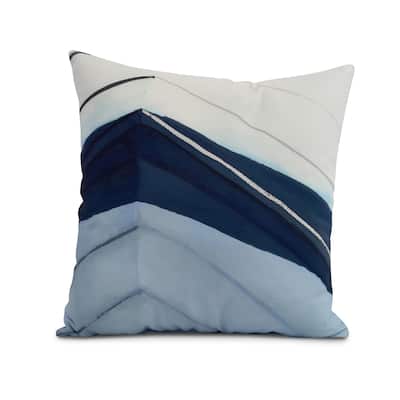 16 x 16 inch Boat Bow Left Geometric Print Pillow
