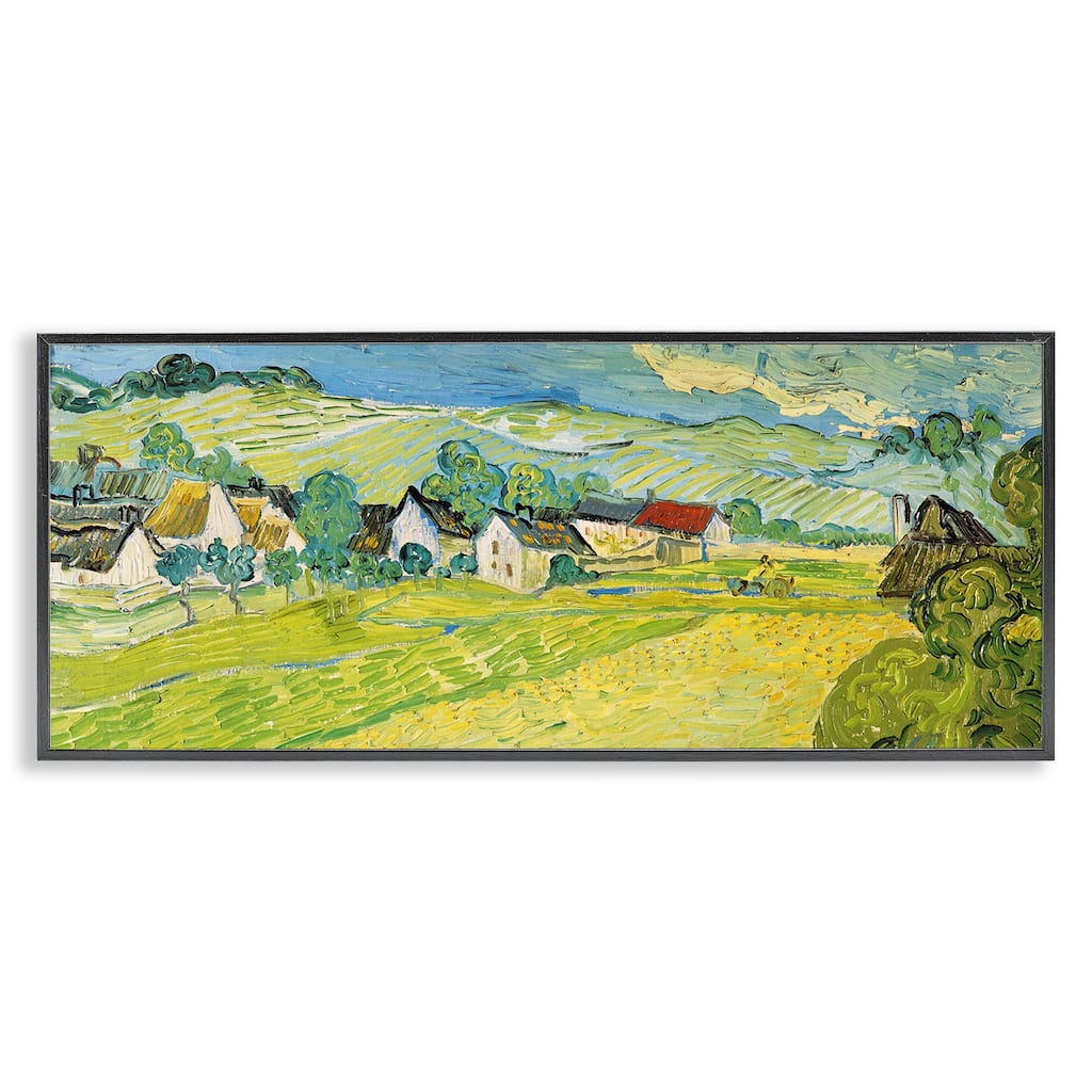 Stupell Classic Vast Countryside Framed Giclee Art Design By Vincent Van Gogh