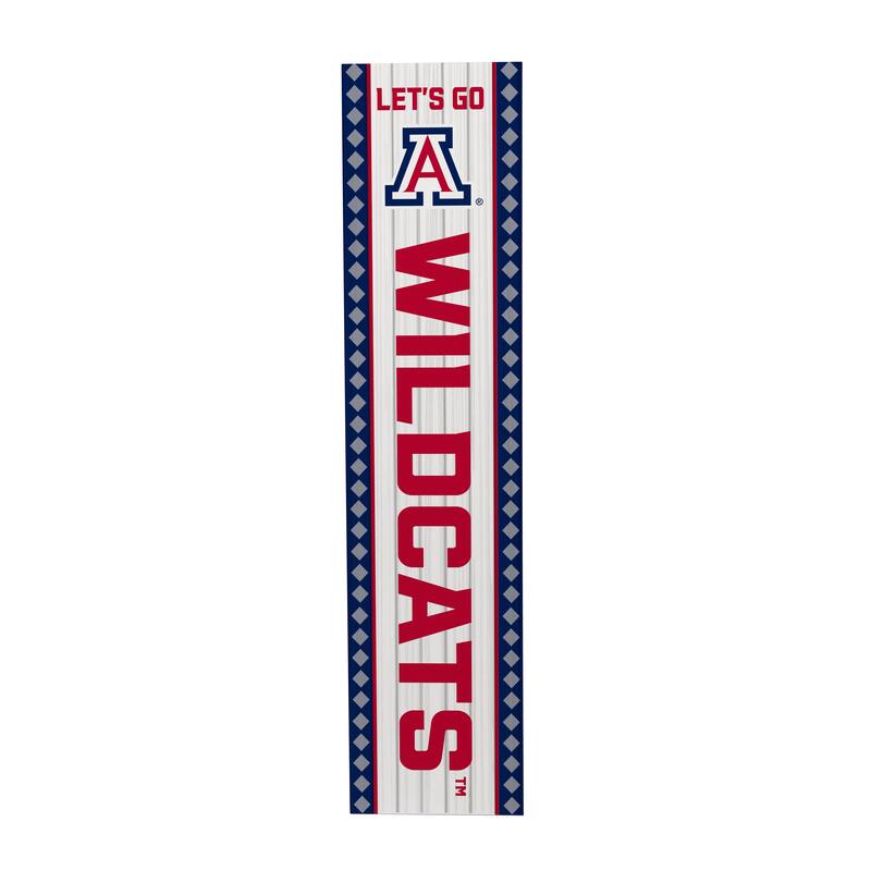 47" Double Sided Seasonal Porch Leaner, University of Arizona - 47" x 11.25"