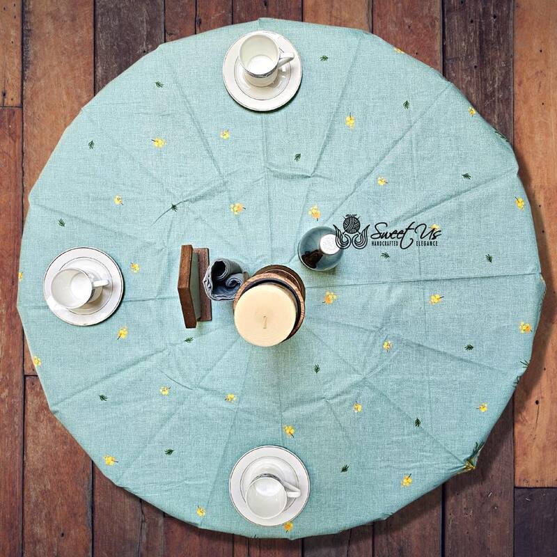 Citronnée Wipeable Tablecloth, Stain Resistant, French Acrylic