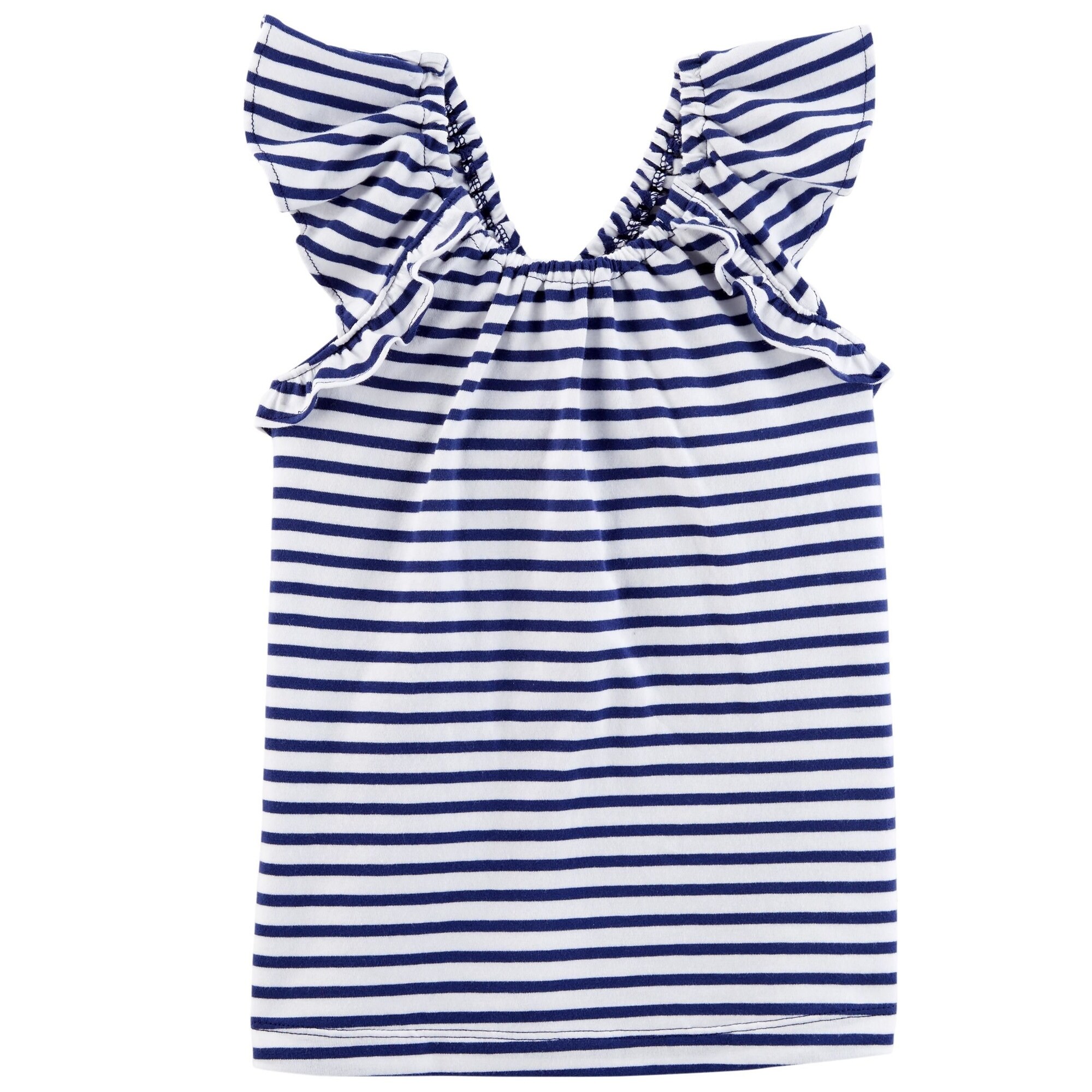 Carters Little Girls Striped Pom Pom Scarf 8-14 Years