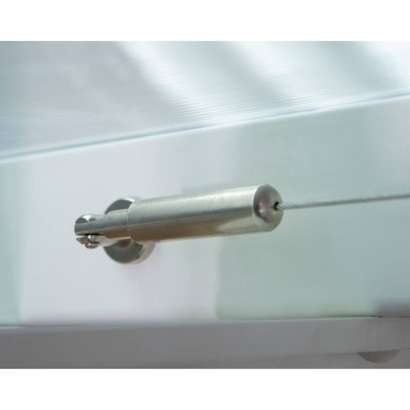 10 ft. White Patio Cover Shade