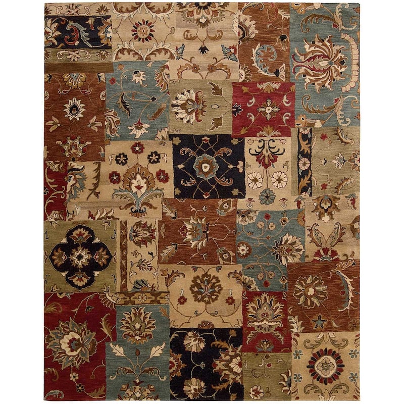 Nourison Jaipur Paneled Area Rug - 8'3' x 11'6" - Multicolor - Rectangle