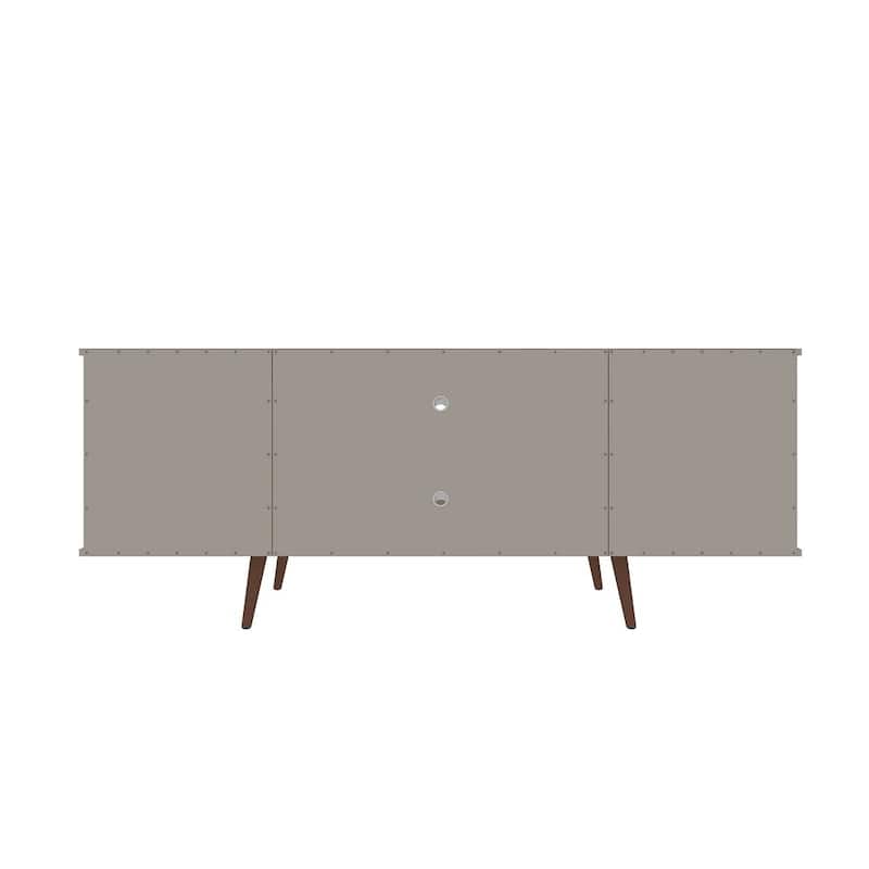 Hampton Mid Century Modern Wood 62.99 In. Media Cabinet Console